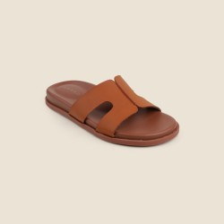 Women Tan Casual Slippers