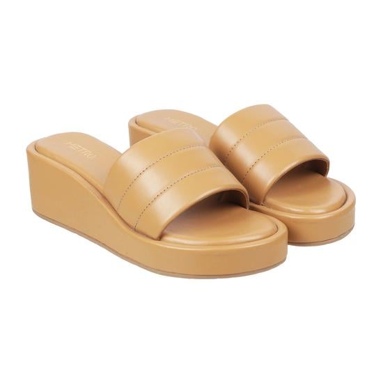 Women Beige Casual Sandals