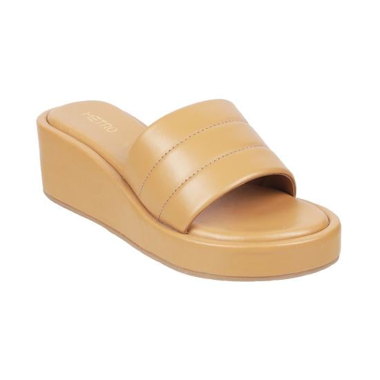 Women Beige Casual Sandals