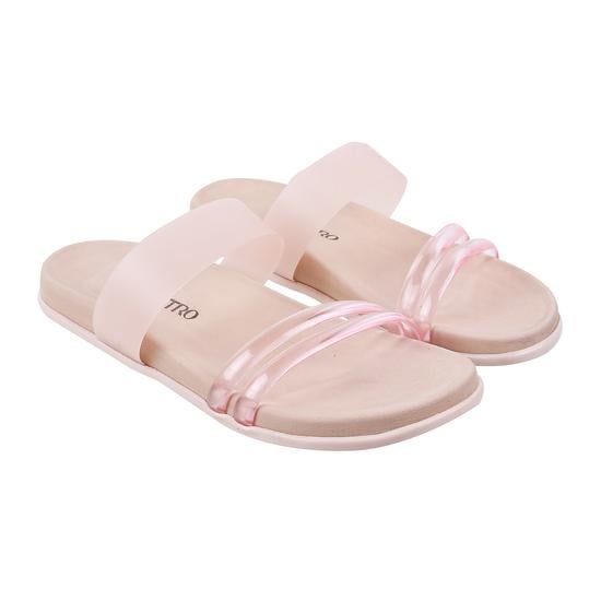 Women Pink Casual Slippers