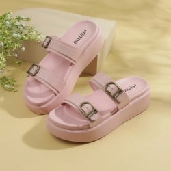 Women Pink Casual Slip Ons