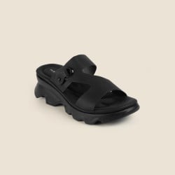 Women Black Casual Slip Ons
