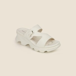 Women White Casual Slip Ons