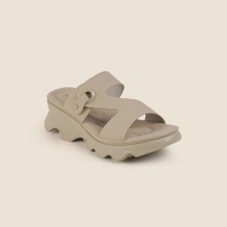 Women Beige Casual Slip Ons