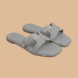 Women Grey Casual Slip Ons