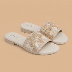 Women Beige Casual Slip Ons