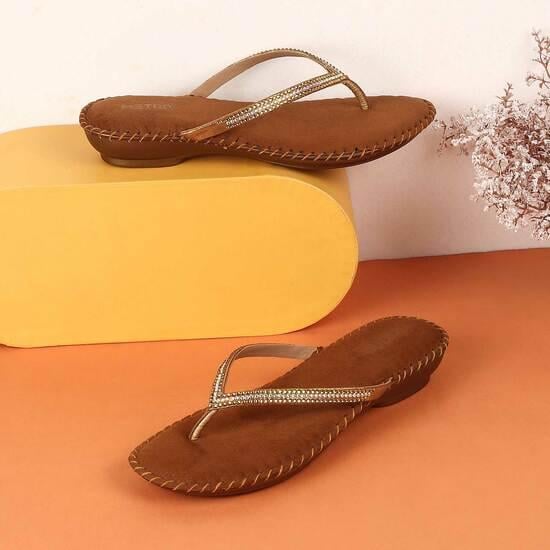 Women Yellow Casual Slippers