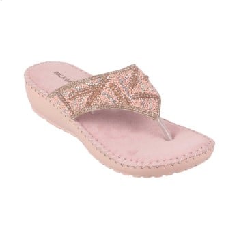 Walkway Women Rose-gold Casual Slippers(SKU: 44-104-52-39)