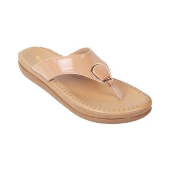 Walkway Women Beige-red Casual Slippers(SKU: 44-105-89-38)