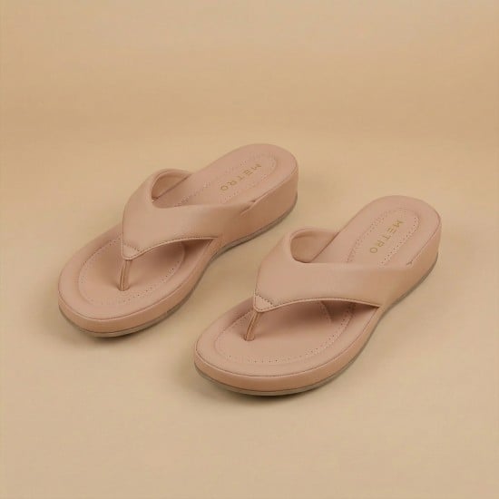 Women Pink Casual Slippers