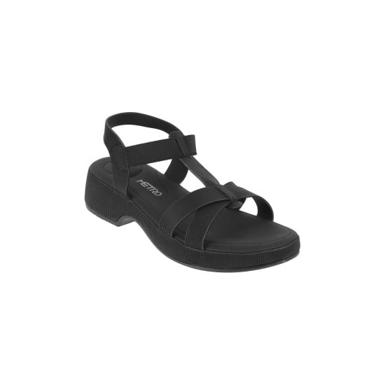 Women Black Casual Sandals