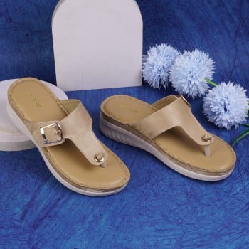 Walkway Women Beige-red Casual Slippers(SKU: 44-140-89-37)