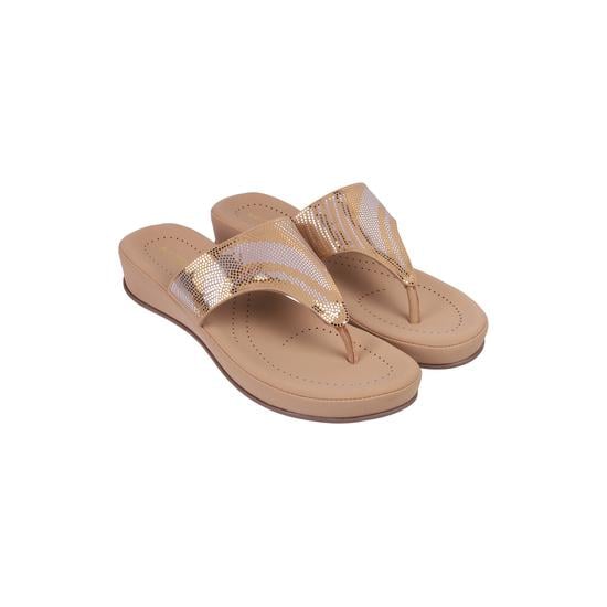 Women Beige Casual Slippers