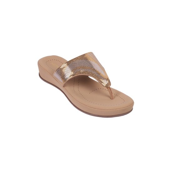 Women Beige Casual Slippers