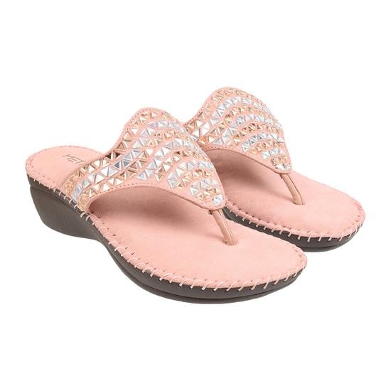 Women Pink Casual Slip Ons