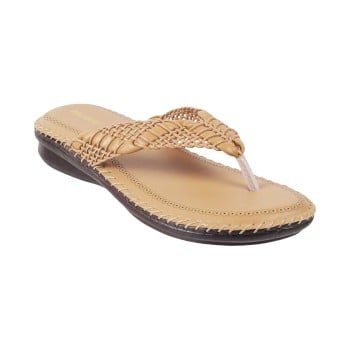 Walkway Women Beige Casual Slippers(SKU: 44-1719-20-36)