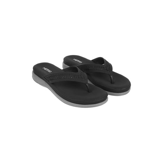 Women Black Casual Slippers