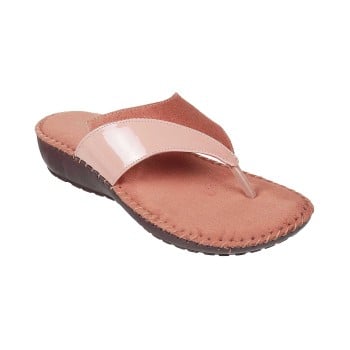Walkway Women Peach Casual Slippers(SKU: 44-1720-80-38)