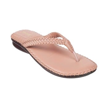 Walkway Women Peach Casual Slippers(SKU: 44-1721-80-37)
