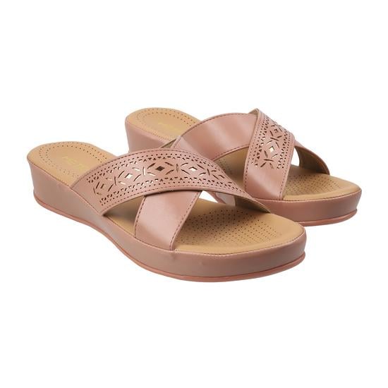 Women Pink Casual Slippers