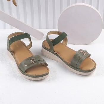 Walkway Women Green Casual Sandals(SKU: 44-191-21-37)