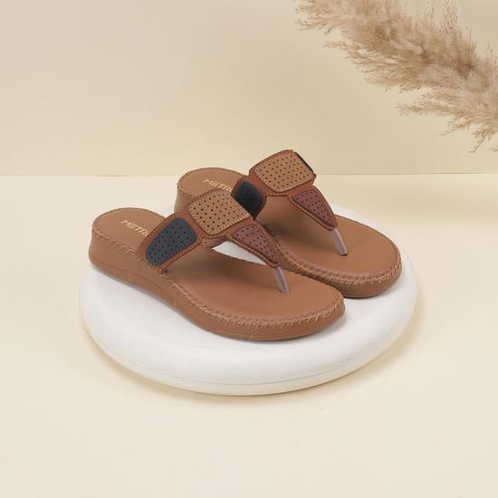 Women Beige Casual Slippers