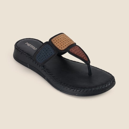 Women Black Casual Slippers