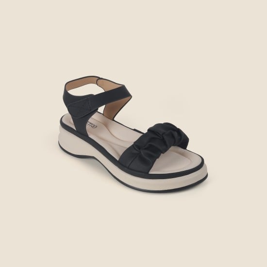 Women Black Casual Sandals