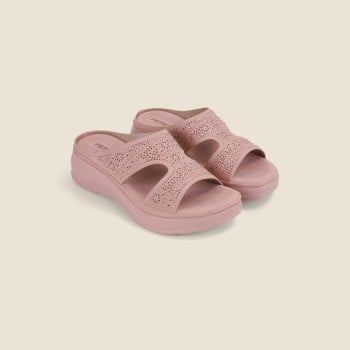 Metro Women Pink Casual Slip Ons(SKU: 44-224-24-36)