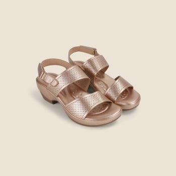 Metro Women Rose-Gold Casual Sandals(SKU: 44-233-52-37)