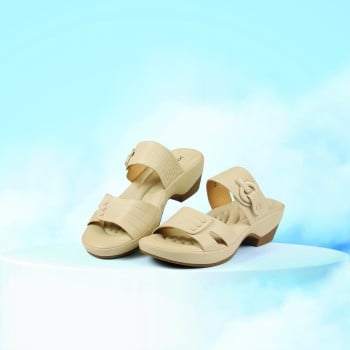Metro Women Beige Casual Slip Ons(SKU: 44-234-20-36)