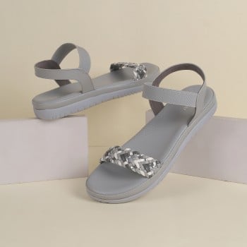 Walkway Women Grey Casual Slippers(SKU: 44-236-14-38)