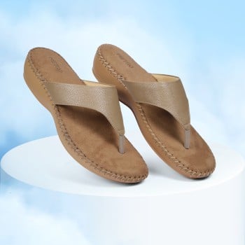 Metro Women Beige Casual Slippers(SKU: 44-247-20-36)