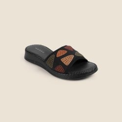 Women Black Casual Slip Ons