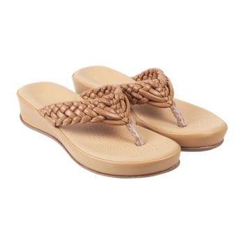 Walkway Women Beige-red Casual Sandals(SKU: 44-40-89-37)