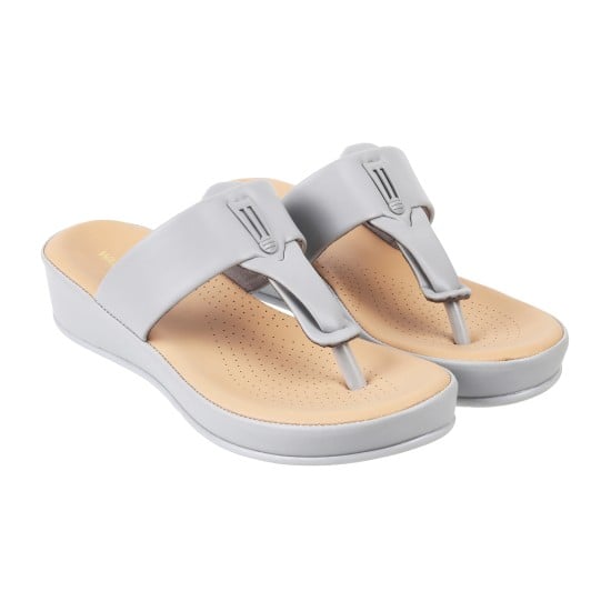 Women Grey Casual Sandals
