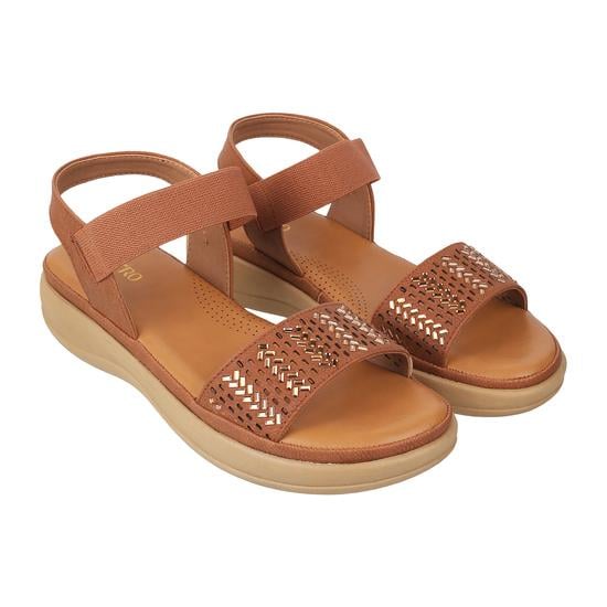 Women Tan Casual Sandals