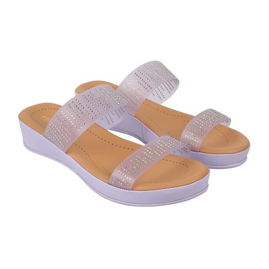 Women Purple Casual Sandals