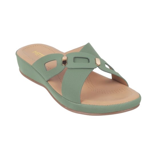 Women Green Casual Comfort