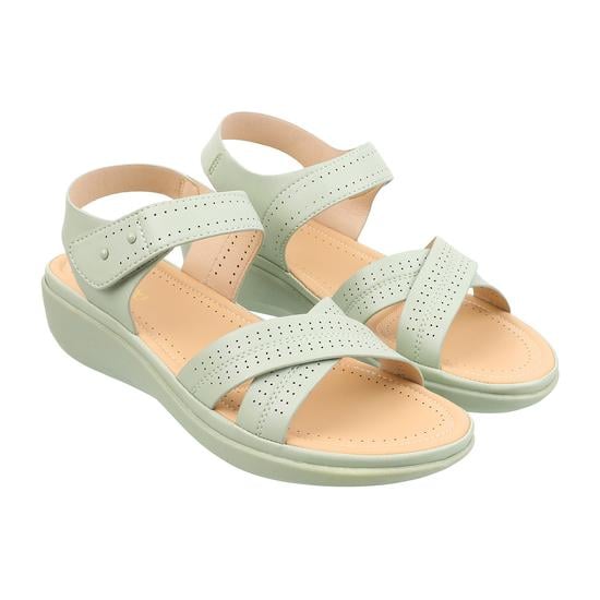 Women Green Casual Sandals