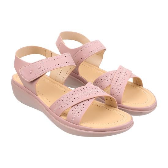 Women Peach Casual Sandals