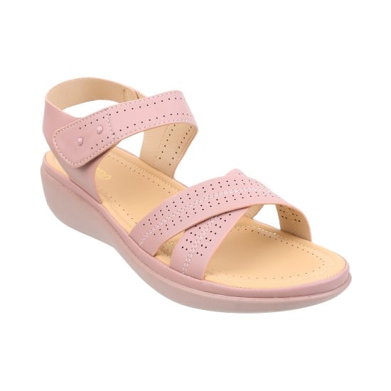 Women Peach Casual Sandals