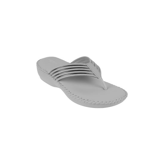Women Grey Casual Slippers