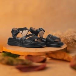 Women Black Casual Sandals