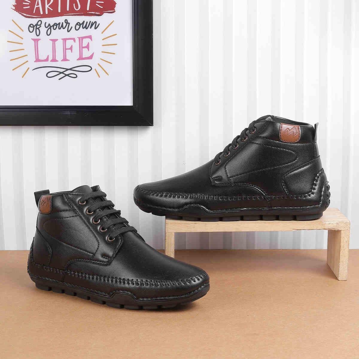 Buy Metro Boys Black Casual Boots Online SKU 46 51 11 33 Metro Shoes