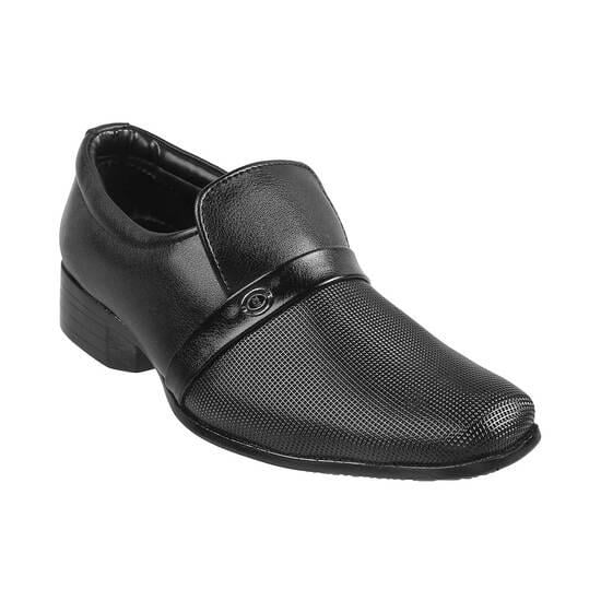 Boys Black Formal Moccasin