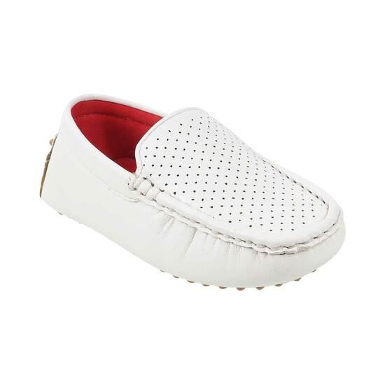 Mochi White Casual Loafers