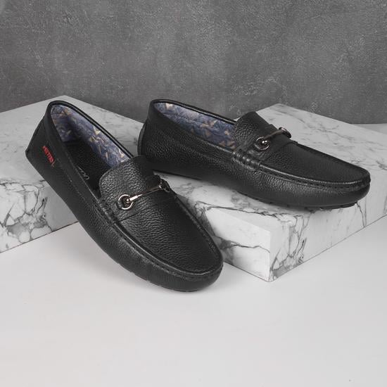 Boys Black Casual Loafers