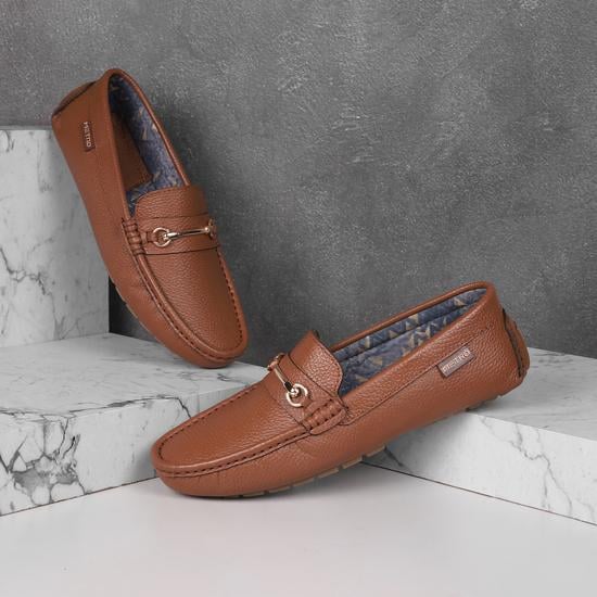 Boys Tan Casual Loafers