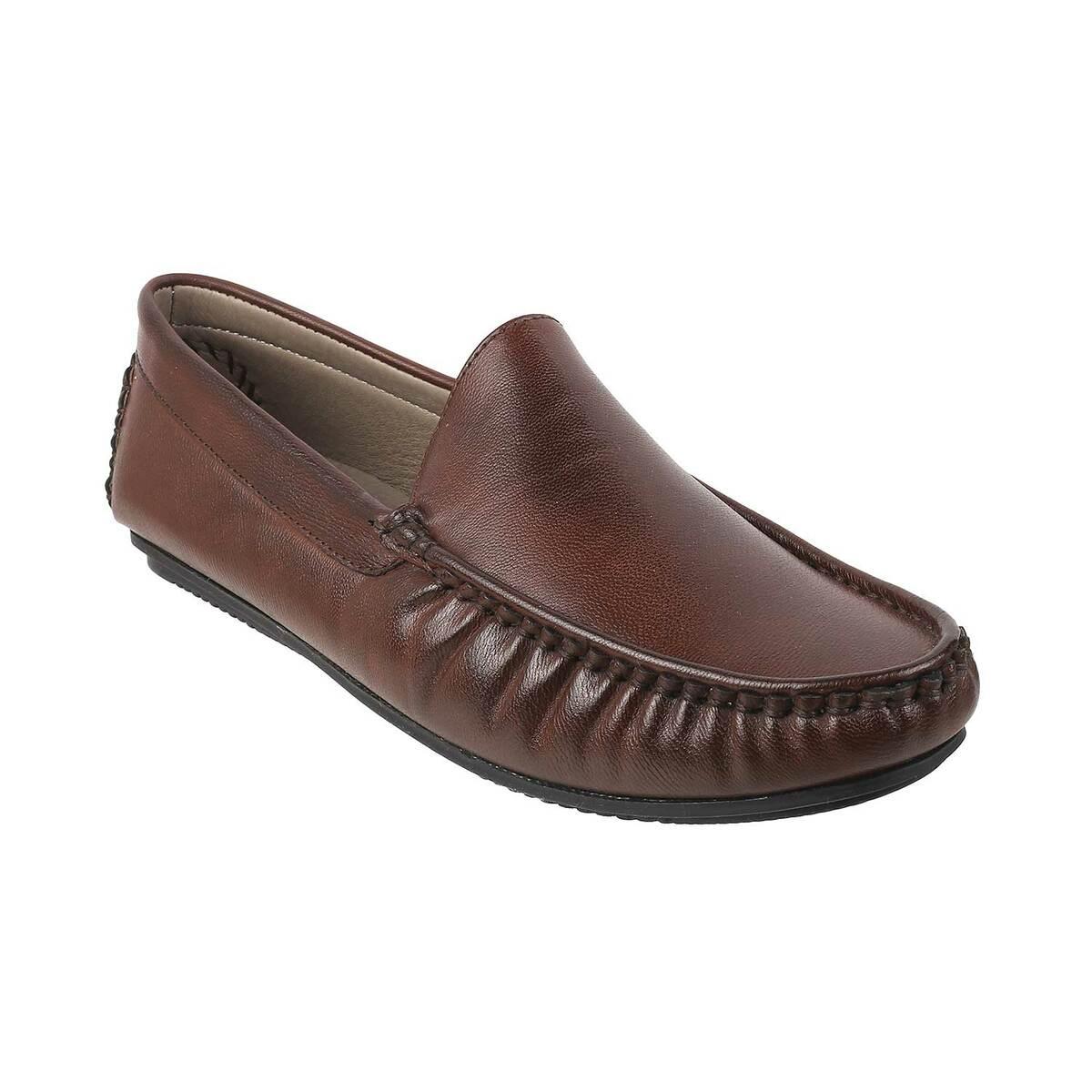 Buy Mochi Tan Casual Loafers Online 